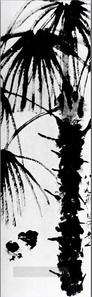 Qi Baishi palm traditional Chinese Oil Paintings